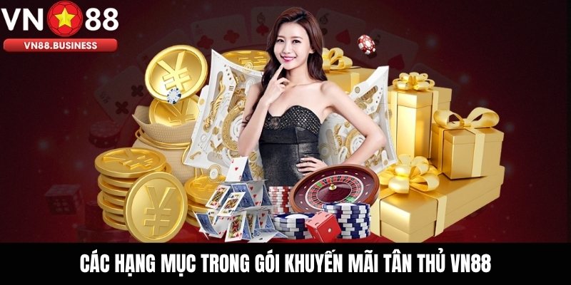 Các Hạng Mục Trong Gói Khuyến Mãi Tân Thủ VN88
