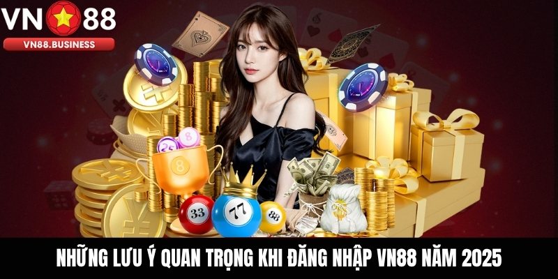 Những lưu ý quan trọng khi đăng nhập VN88 năm 2025